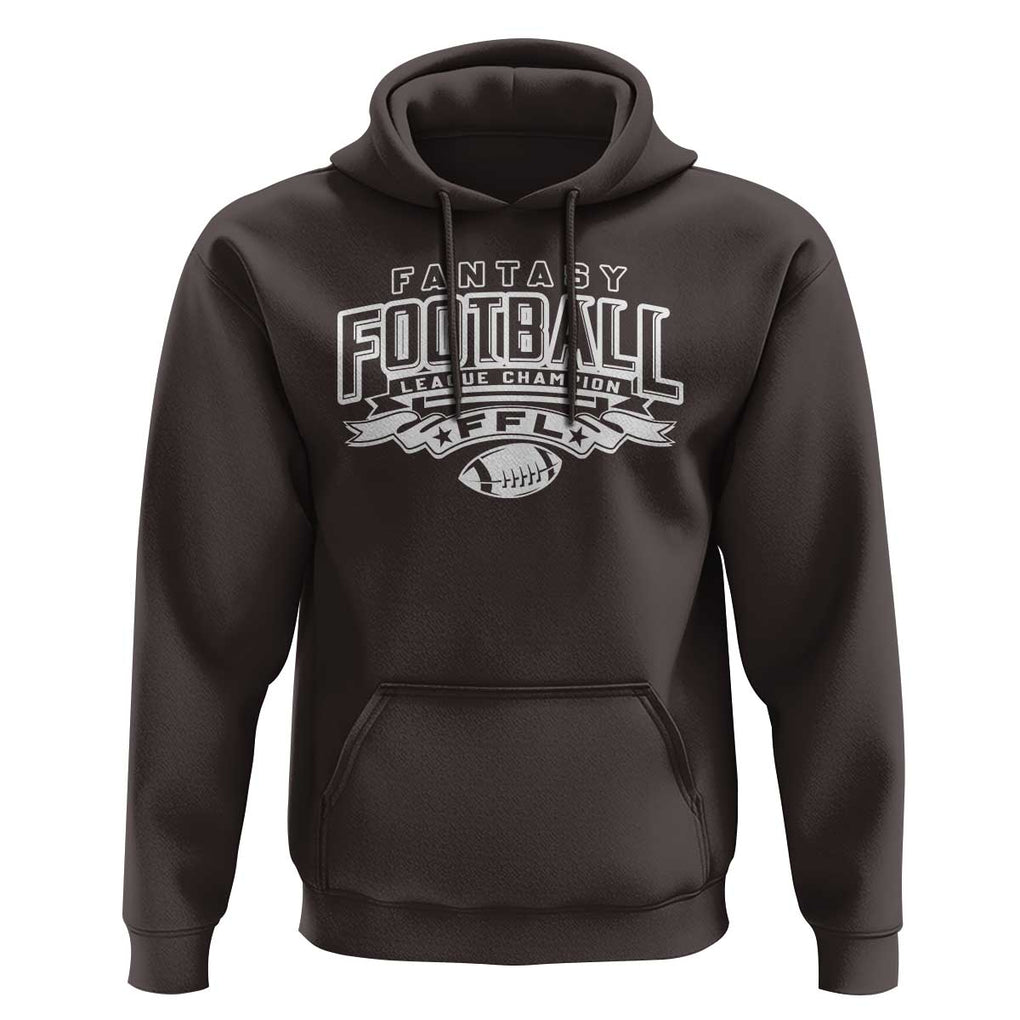 Funny Fantasy Football League Champion Hoodie TS09 Dark Chocolate Print Your Wear