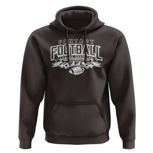 Funny Fantasy Football League Champion Hoodie TS09 Dark Chocolate Print Your Wear