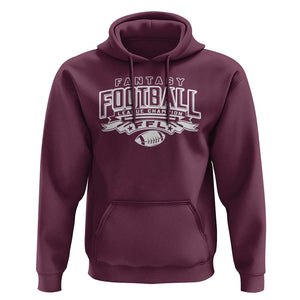 Funny Fantasy Football League Champion Hoodie TS09 Maroon Print Your Wear