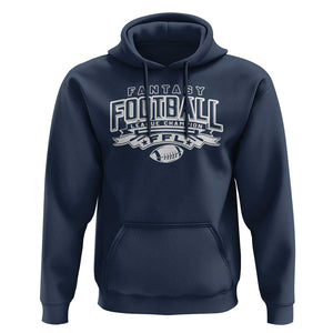 Funny Fantasy Football League Champion Hoodie TS09 Navy Print Your Wear
