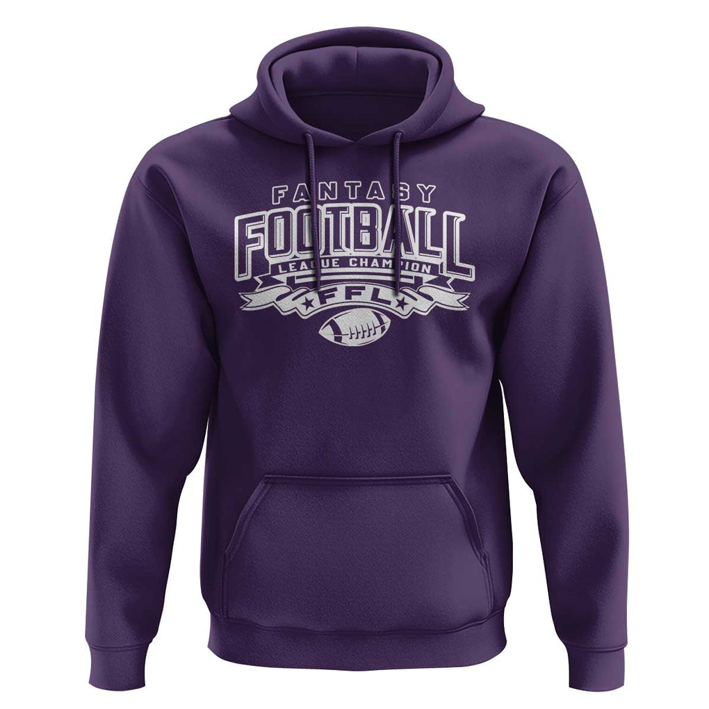 Funny Fantasy Football League Champion Hoodie TS09 Purple Print Your Wear