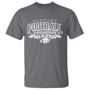 Funny Fantasy Football League Champion T Shirt TS09 Charcoal Print Your Wear