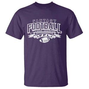Funny Fantasy Football League Champion T Shirt TS09 Purple Print Your Wear