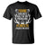 Funny Hunting T Shirt Fishing Solves Half Of Problems Hunting Solves The Rest TS09 Black Print Your Wear