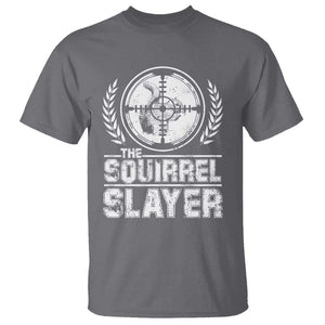 Funny Hunting Squirrel Slayer Retro T Shirt TS09 Charcoal Print Your Wear