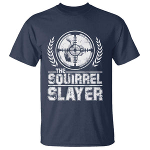 Funny Hunting Squirrel Slayer Retro T Shirt TS09 Navy Print Your Wear