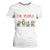 Funny Christmas Cat T Shirt For Women Ew People Green Cat Santa TS09 White Print Your Wear