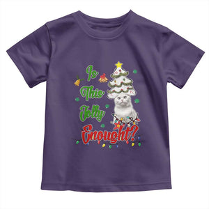 Christmas Cat Baby Shirt Is This Jolly Enough TS09 Purple Print Your Wear