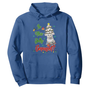 Christmas Cat Hoodie Is This Jolly Enough TS09 Royal Blue Print Your Wear