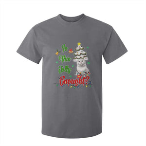 Christmas Cat T Shirt For Kid Is This Jolly Enough TS09 Charcoal Print Your Wear