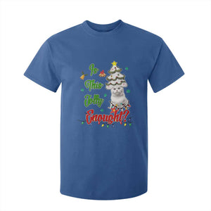 Christmas Cat T Shirt For Kid Is This Jolly Enough TS09 Royal Blue Print Your Wear