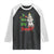 Christmas Cat Raglan Shirt Is This Jolly Enough TS09 Black White Print Your Wear
