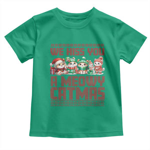 Christmas Cat Baby Shirt We Hiss You A Meowy Catmas TS09 Irish Green Print Your Wear