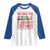 Christmas Cat Raglan Shirt We Hiss You A Meowy Catmas TS09 White Royal Print Your Wear