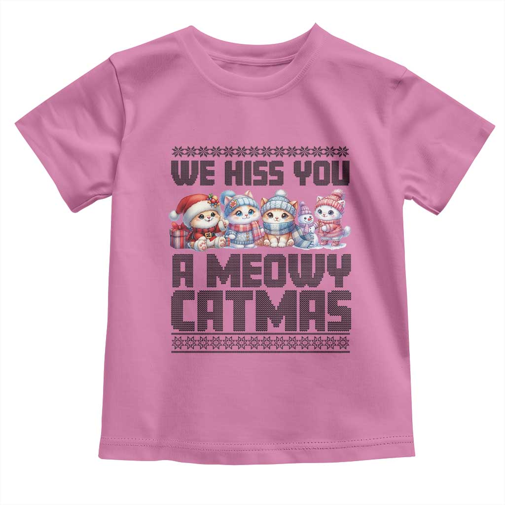Christmas Cute Cat Baby Shirt We Hiss You A Meowy Catmas TS09 Azalea Print Your Wear