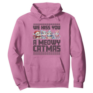 Christmas Cute Cat Hoodie We Hiss You A Meowy Catmas TS09 Azalea Print Your Wear