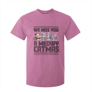 Christmas Cute Cat T Shirt For Kid We Hiss You A Meowy Catmas TS09 Azalea Print Your Wear