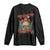 Christmas Cowboy Cat Long Sleeve Shirt Meowdy Christmas And Happy Mew Year TS09 Black Print Your Wear