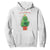 Funny Christmas Cat Hoodie You Are A Meow One Mr. Cat Green Cat TS09 White Print Your Wear