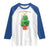 Funny Christmas Cat Raglan Shirt You Are A Meow One Mr. Cat Green Cat TS09 White Royal Print Your Wear