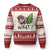 Funny Xmas Moo Deng Ugly Christmas Sweater What Baby Hippo Pushing Christmas Tree TS09 Red Print Your Wear
