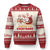 Funny Xmas Moo Deng For Everyone Ugly Christmas Sweater Cute Baby Hippo Santa Reindeer TS09 Red Print Your Wear