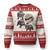 Funny Xmas Moo Deng Ugly Christmas Sweater Baby Hippo Santa Sleigh Galaxy Outer Space TS09 Red Print Your Wear