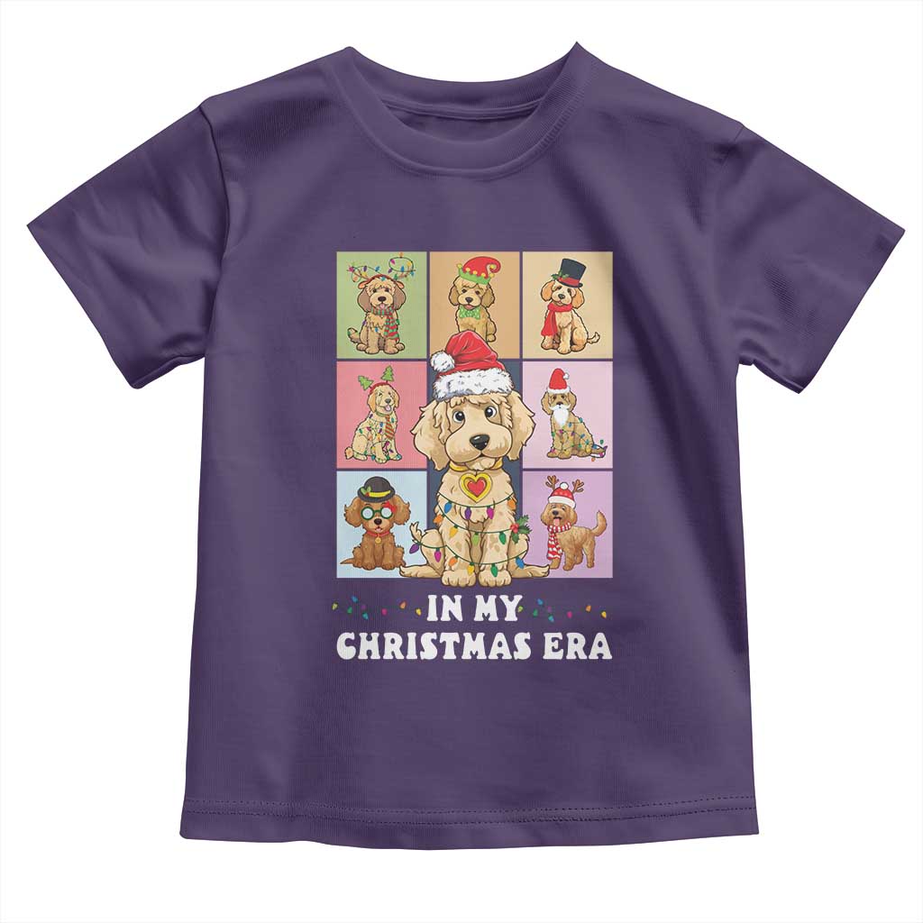 Funny Xmas Dog Baby Shirt Santa Golden Doodle In My Christmas Era TS09 Purple Print Your Wear