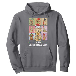 Funny Xmas Dog Hoodie Santa Golden Doodle In My Christmas Era TS09 Charcoal Print Your Wear