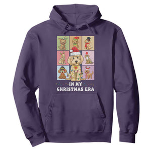 Funny Xmas Dog Hoodie Santa Golden Doodle In My Christmas Era TS09 Purple Print Your Wear