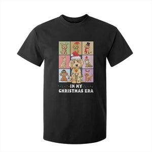 Funny Xmas Dog T Shirt For Kid Santa Golden Doodle In My Christmas Era TS09 Black Print Your Wear