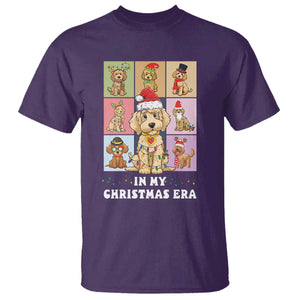 Funny Xmas Dog T Shirt Santa Golden Doodle In My Christmas Era TS09 Purple Print Your Wear