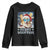 Funny Xmas Corgi Youth Sweatshirt Merry Woofmas Christmas Starry Night Dog Lover TS09 Black Print Your Wear