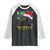 Funny Xmas Poodle Raglan Shirt Believe Christmas Starry Night Dog Lover TS09 Black White Print Your Wear