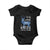 Chrismtas Reindeer Coquette Baby Onesie It's The Most Wonderful Time Of The Year TS09 Black Print Your Wear