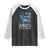 Chrismtas Reindeer Coquette Raglan Shirt It's The Most Wonderful Time Of The Year TS09 Black White Print Your Wear