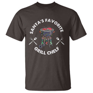 Funny Xmas Grilling T Shirt Christmas TS09 Dark Chocolate Print Your Wear