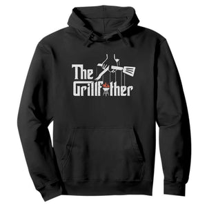 Funny Grill Dad Hoodie The Grillfather BBQ Party Grilling TS09 Black Print Your Wear