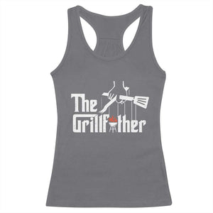 Funny Grill Dad Racerback Tank Top The Grillfather BBQ Party Grilling TS09 Charcoal Print Your Wear