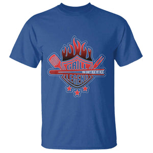Funny BBQ Grilling T Shirt Grill Lelend You Can't Beat My Meat TS09 Royal Blue Print Your Wear