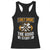 Funny BBQ Grilling Pitmaster Racerback Tank Top I Only Smoke The Good Stuff TS09 Black Print Your Wear