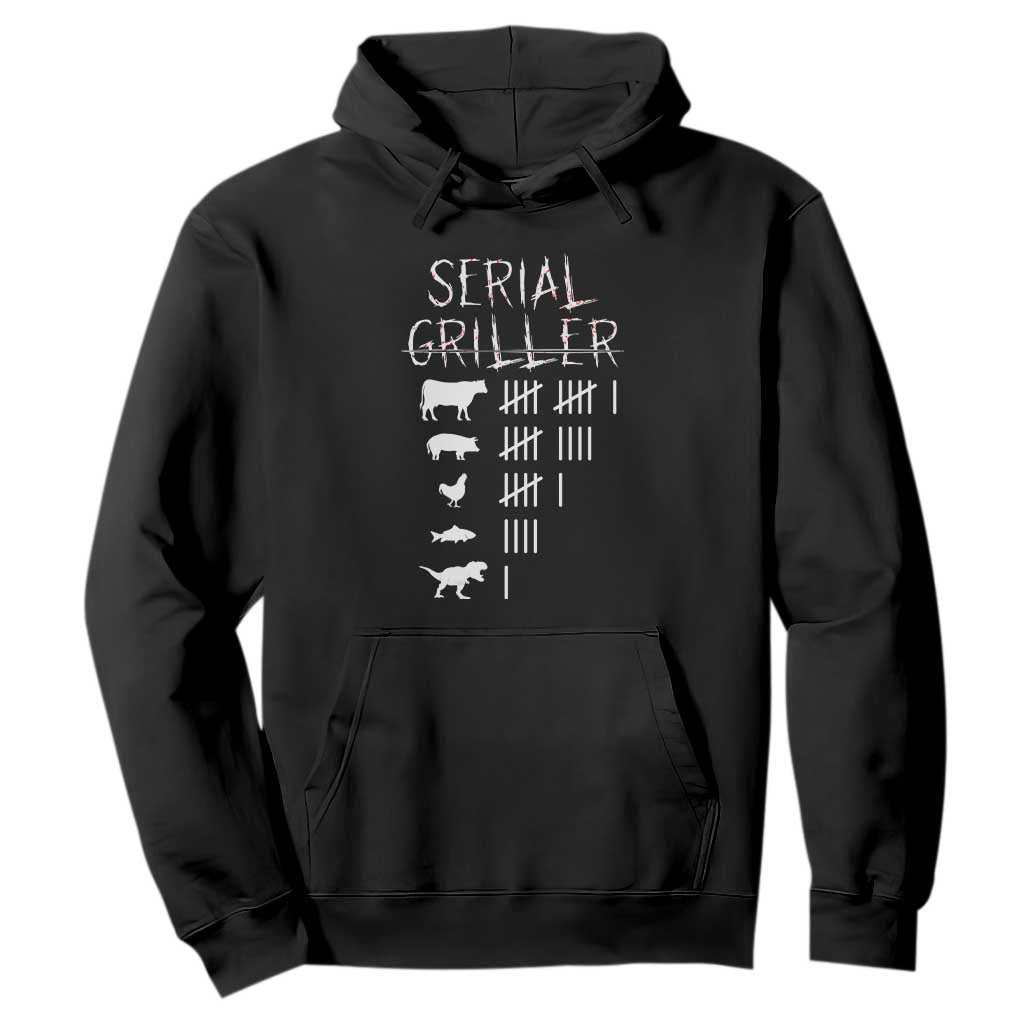 Funny Chelf Hoodie Serial Griller Grilling BBQ Pitmaster TS09 Black Print Your Wear
