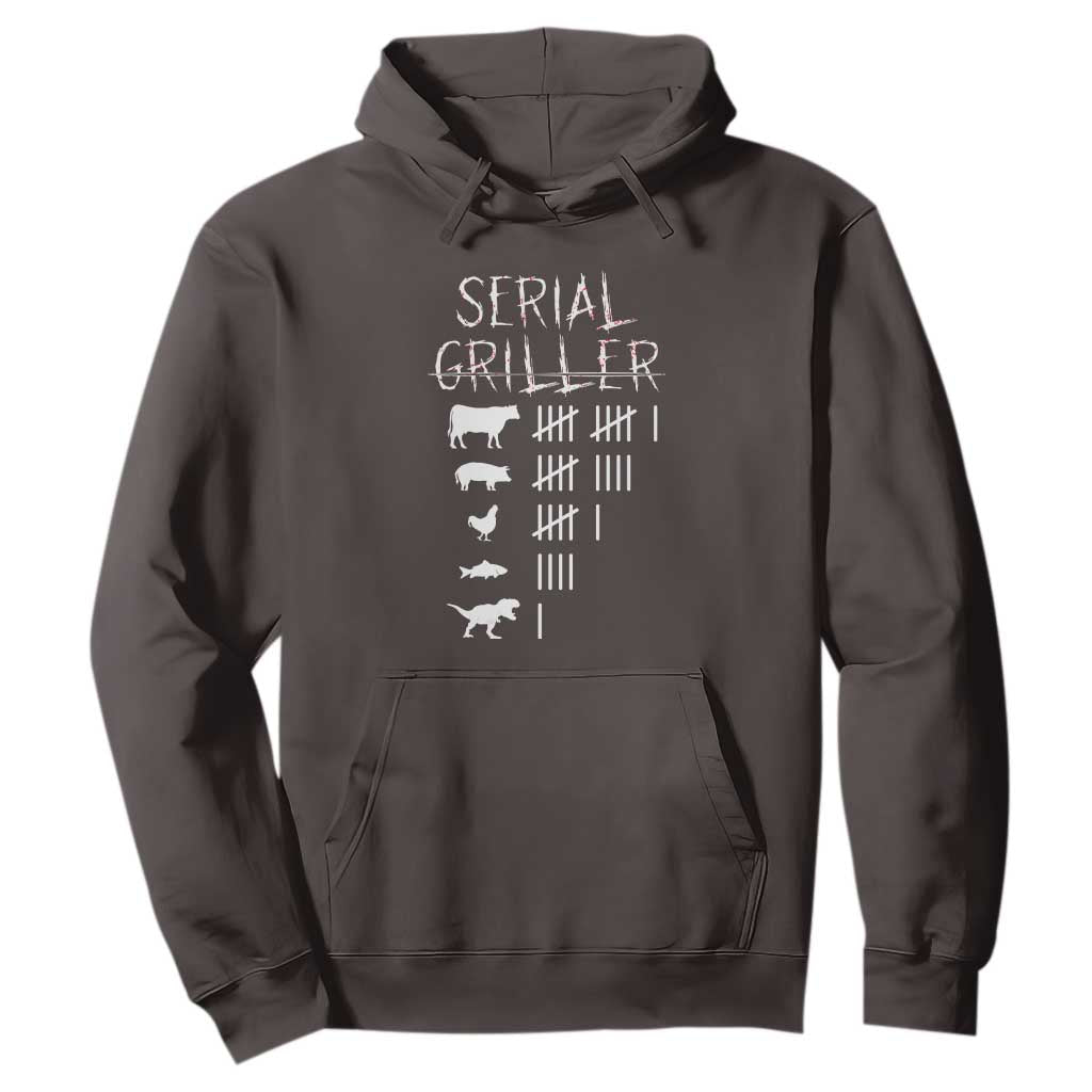 Funny Chelf Hoodie Serial Griller Grilling BBQ Pitmaster TS09 Dark Chocolate Print Your Wear