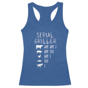 Funny Chelf Racerback Tank Top Serial Griller Grilling BBQ Pitmaster TS09 Royal Blue Print Your Wear