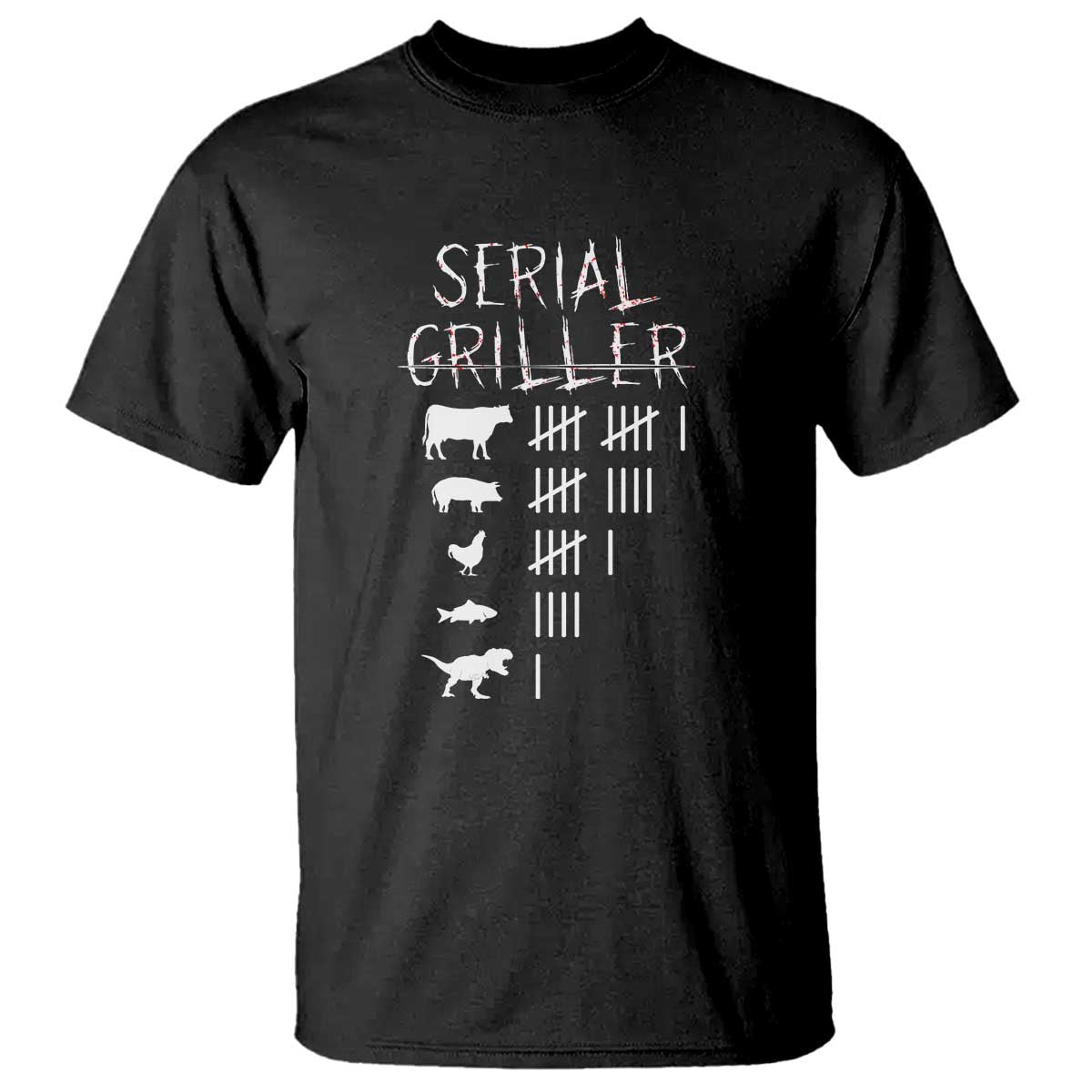 Funny Chelf T Shirt Serial Griller Grilling BBQ Pitmaster TS09 Black Print Your Wear