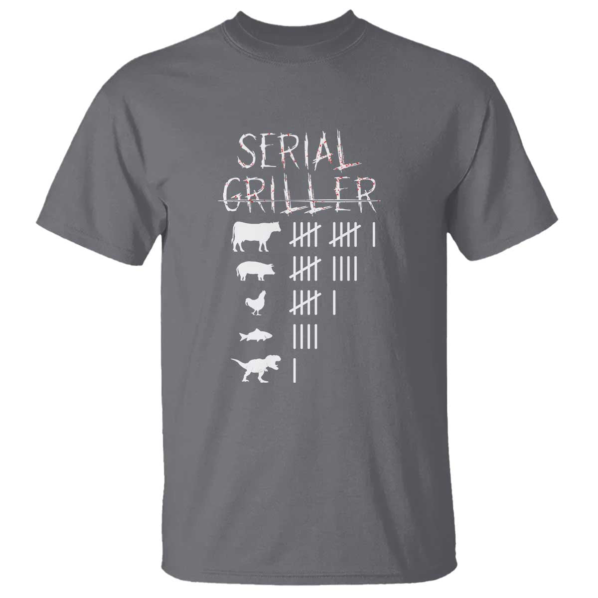 Funny Chelf T Shirt Serial Griller Grilling BBQ Pitmaster TS09 Charcoal Print Your Wear