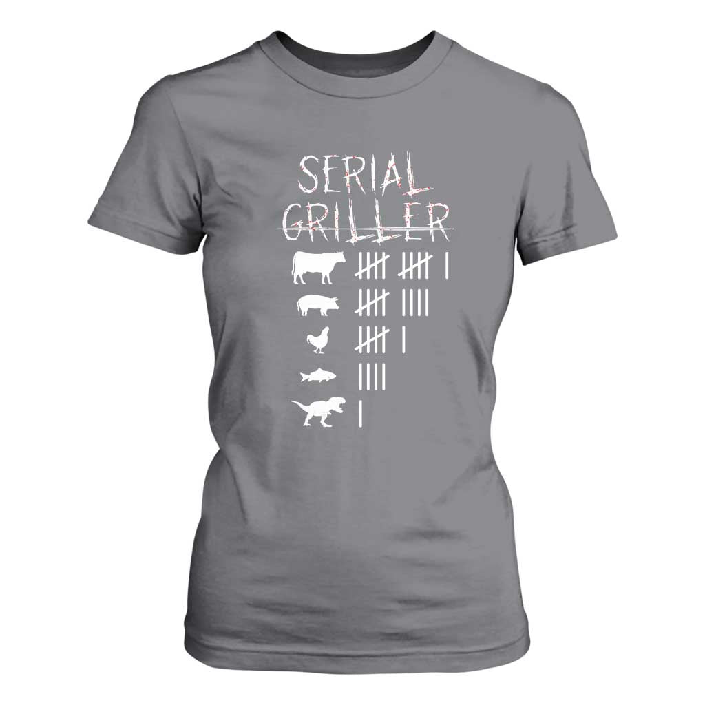 Funny Chelf T Shirt For Women Serial Griller Grilling BBQ Pitmaster TS09 Charcoal Print Your Wear