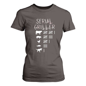 Funny Chelf T Shirt For Women Serial Griller Grilling BBQ Pitmaster TS09 Dark Chocolate Print Your Wear