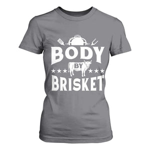 Funny Pitmaster BBQ T Shirt For Women Body By Brisket Smoker Grilling TS09 Charcoal Print Your Wear