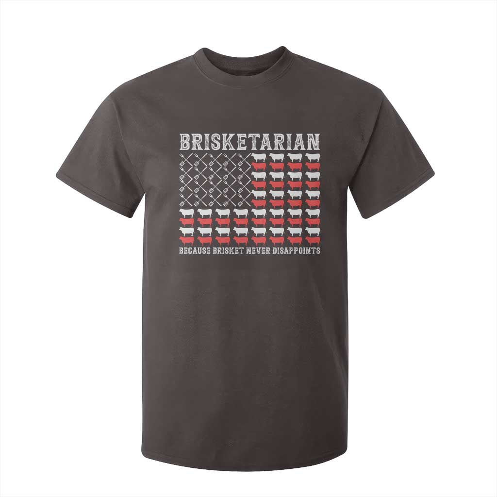 Funny BBQ Lover T Shirt For Kid Brisketarian Because Brisket Never Disappoints TS09 Dark Chocolate Print Your Wear